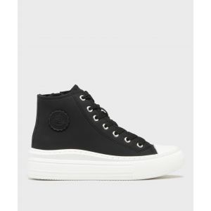 Baskets montantes esprit campus avec doublure chaude femme - Camps United - 40 - noir standard - CAMPS