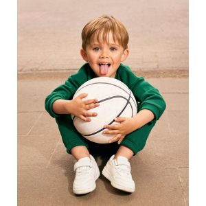 Baskets basses fermeture scratch b&eacute;b&eacute; gar&ccedil;on - 5 Miles - 23 - blanc standard - 5 MILES