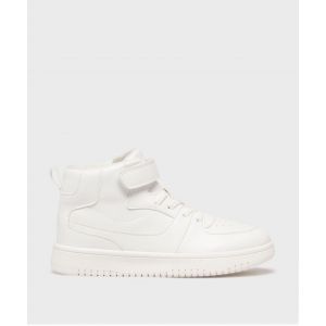 Baskets montantes fermeture à scratch fille - 5 Miles - 33 - blanc standard - 5 MILES