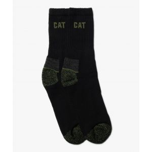 Chaussettes de travail thermiques en laine homme (lot de 2) - Caterpillar - 39/42 - noir standard - CATERPILLAR