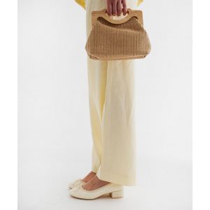 Ballerines &agrave; talon en mati&egrave;re paillet&eacute;e femme - Follow Me - 39 - ecru - FOLLOW ME