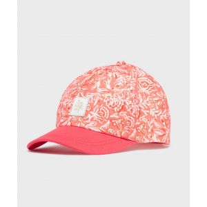 Casquette en toile de coton fleurie fille - 50/52 - rose - GEMO