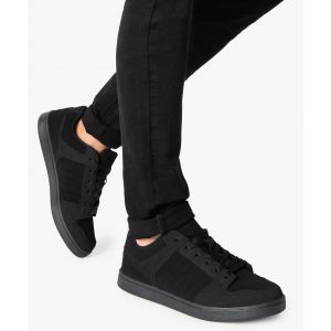 Baskets &agrave; lacets style skate shoes homme - 5 Miles - 41 - noir standard - 5 MILES