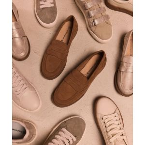 Mocassins &agrave; bout rond femme - LuluCastagnette - 36 - camel - LULUCASTAGNETTE