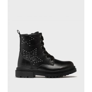 Boots crantés avec strass et paillettes fille - Chipie - CHIPIE
