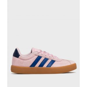 Baskets en cuir su&eacute;d&eacute; VL Court 3.0 fille - Adidas - 35 - rose - ADIDAS
