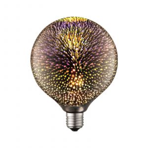 Lucande LED E27 Ø 12,5 cm 4 W feu d’artifice 3D