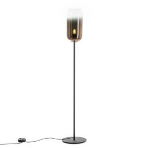 Artemide Gople lampadaire, bronze/noir