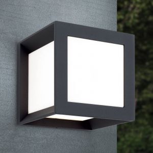 Orion Applique d'ext&eacute;rieur Henry, 16x16x16cm anthracite