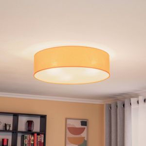 Euluna Roller couverture, abat-jour en tissu orange, &Oslash; 50 cm