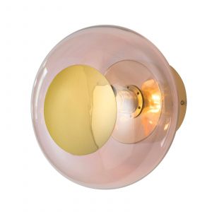 EBB & FLOW Horizon douille dor&eacute;e/brun ros&eacute; &Oslash; 21&nbsp;cm