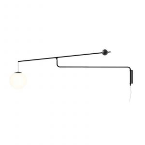 Luceplan Malamata applique murale, noir mat