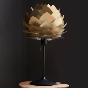 UMAGE Aluvia mini lampe &agrave; poser laiton/noir