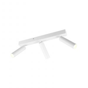 Trio Lighting Spot pour plafond LED Ambala, à 3 lampes, blanc, métal, CCT, intensité