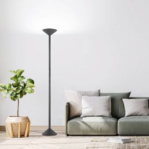 Fabas Luce Lampadaire LED Tratto, anthracite, métal, CCT, à intensité variable