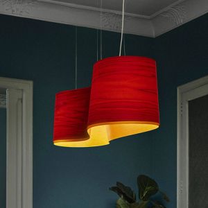 LZF LamPS LZF New Wave suspension, rouge/jaune