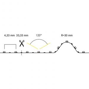 BRUMBERG QualityFlex Rubans LED Set 5m 72W 3.100K