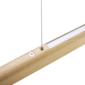 HerzBlut Arco LED Suspension ch&ecirc;ne cendr&eacute; Natur 130cm