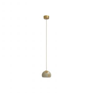 Carpyen Suspension LED Neil, Alabaster, or, Ø 15cm