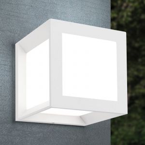 Orion Applique d'ext&eacute;rieur Henry, 16x16x16cm, blanc