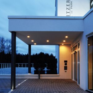 Deko-Light Plafonnier Mob Round, aluminium, gris fonc&eacute;, GX53, IP54