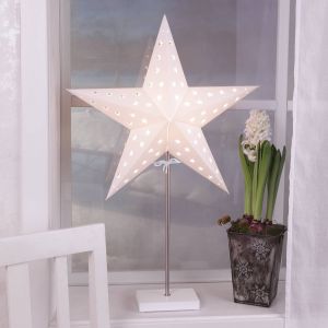 STAR TRADING Lampe décorative Combi Pack pied blanc