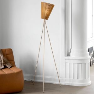 Northern Oslo Wood lampadaire caramel/beige