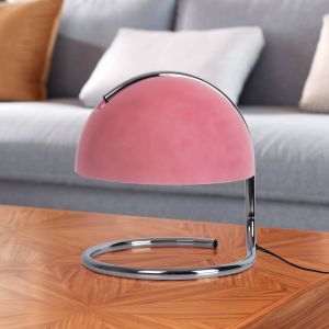Näve Lampe à poser Burano, rose, hauteur 25 cm, verre/métal, E27