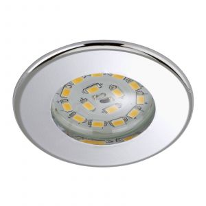 Briloner Spot encastré LED Nikas IP44, chrome