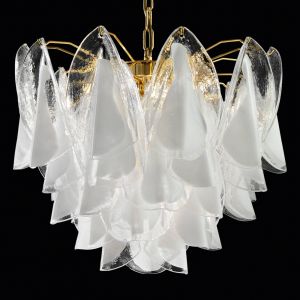 Novaresi Suspension en verre Rondini avec de l&rsquo;or 24 carats