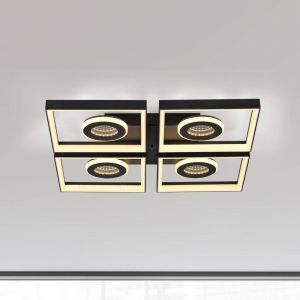 Paul Neuhaus Plafonnier LED Traforo, 53 cm, CCT, intensité variable