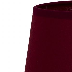 Duolla Abat-jour Classic S, rouge bordeaux