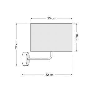Maco Design Applique murale Susan, blanc/beige/dor&eacute;