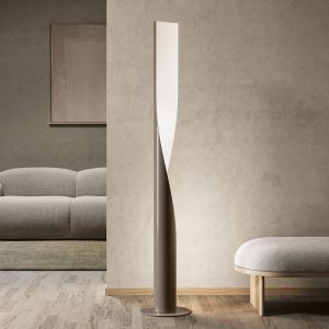 Lampadaire LED Evita de kdln, gris, hauteur 190 cm, à intensité variable