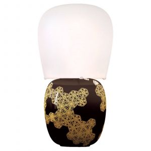 kdln Lampe à poser Hive, noir, hauteur 47 cm Céramique/verre
