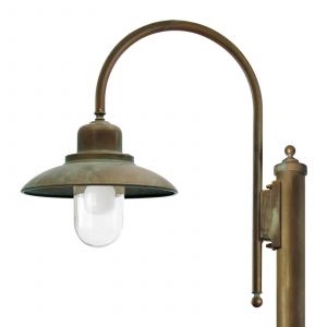 Moretti Luce Lampadaire d'ext&eacute;rieur Casale 270 cm &agrave; 1 lampe