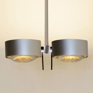 Top Light Plafonnier Puk Sides chrome mat 30 cm à 2 lampes G9
