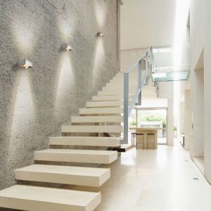 Top Light Applique murale LED Focus 100, lentilles transparentes, chrome