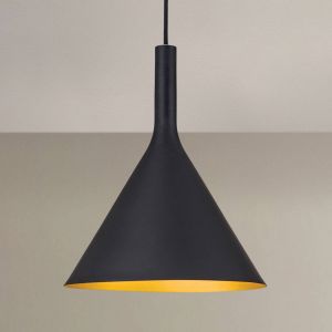 Orion Suspension Gunda, extérieur noir, intérieur doré