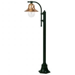 K.S. Verlichting Lampadaire d'extérieur Toscane à 1 lampe. 150 cm, vert