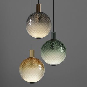 OLEV Suspension LED BEAM STICK NUANCE BALLOTON ambre Ø 35 cm 927