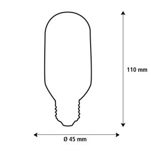 Segula LED Fire Flame Line E27 0,6W Tube fum&eacute; 1800K D&eacute;coration