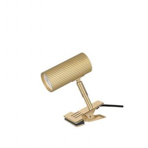 Hubble Applique Murale w/Clamp Brushed Brass - Globen Lighting