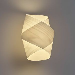 LZF LamPS Applique murale LZF Orbit, couleur ivoire, largeur 19 cm, bois