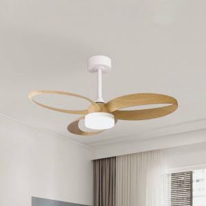Mantra Iluminación Ventilateur de plafond LED Infinity décor bois DC silencieux Ø 93 cm CCT