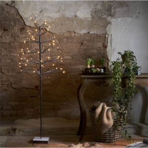 STAR TRADING Arbre d&eacute;coratif LED Snowfrost Tree IP20 hauteur 150cm