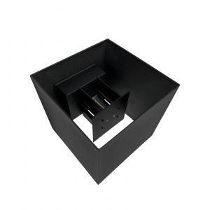 Applique murale LED Venus de Dyberg Larsen, noir, largeur 15 cm