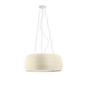 Carpyen Suspension Isamu, blanc perle, Ø 77cm