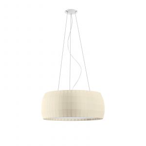 Carpyen Suspension Isamu, blanc perle, Ø 77cm