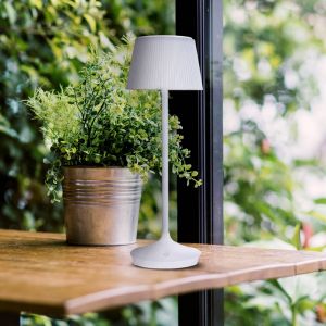 N&auml;ve Lampe table solaire LED Emmi CCT recharge, blanche